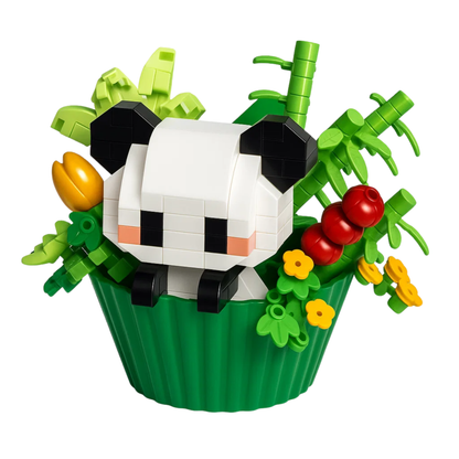 Figura armable de animalitos con bloques