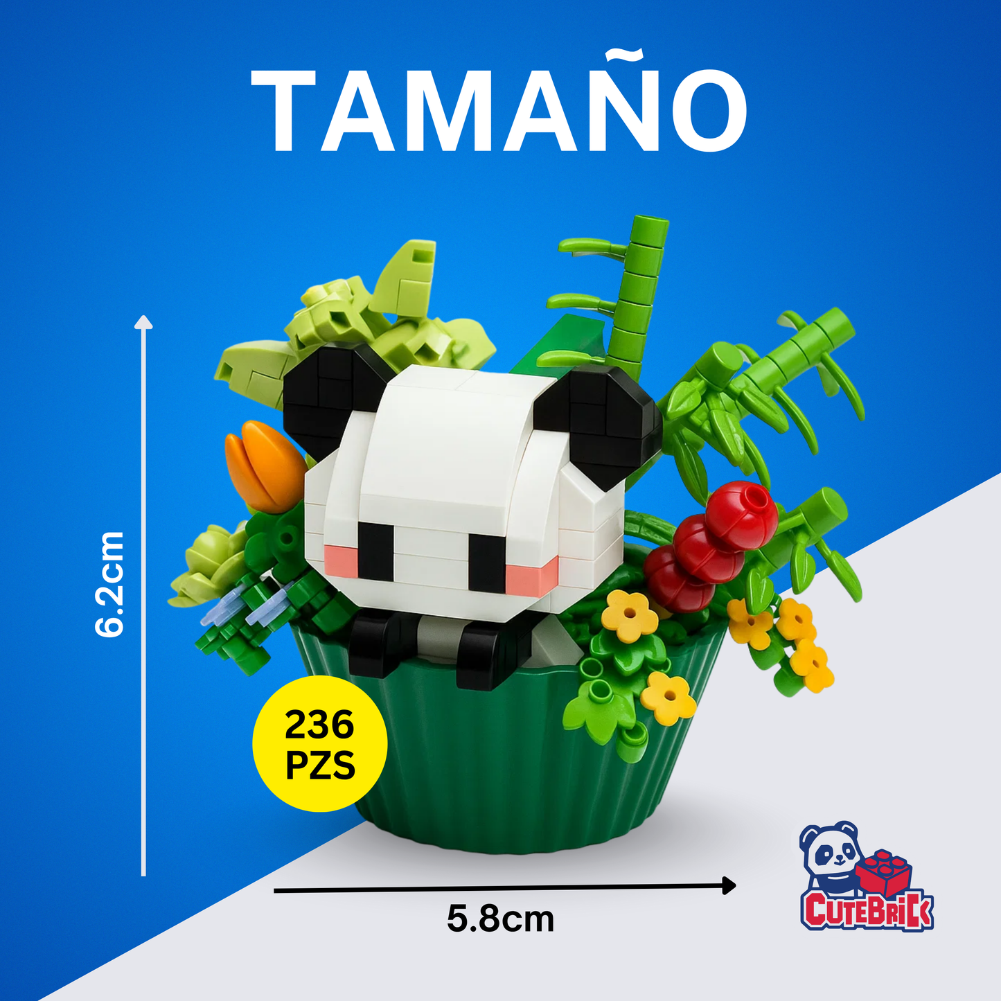 Figura armable de animalitos con bloques