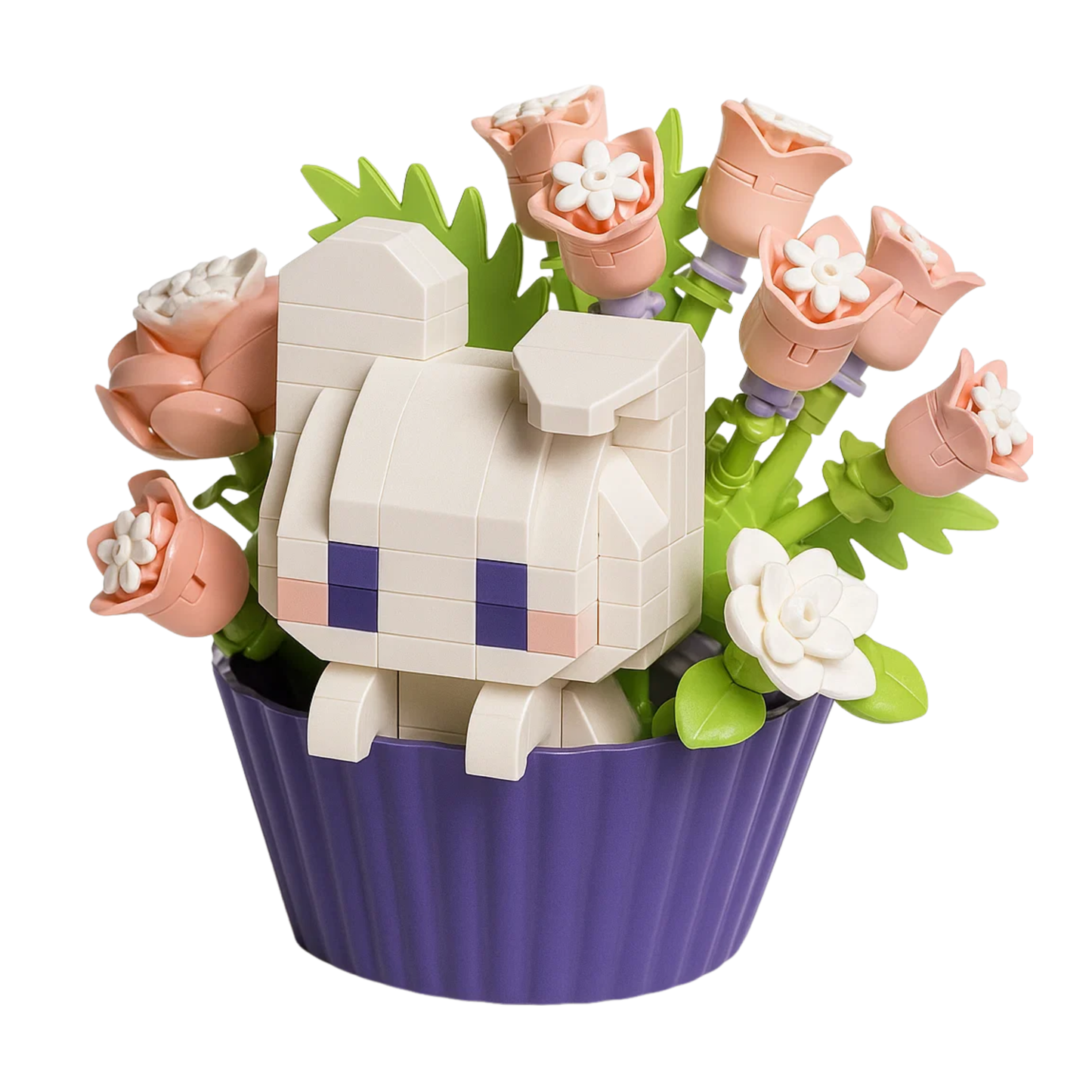 Figura armable de animalitos con bloques