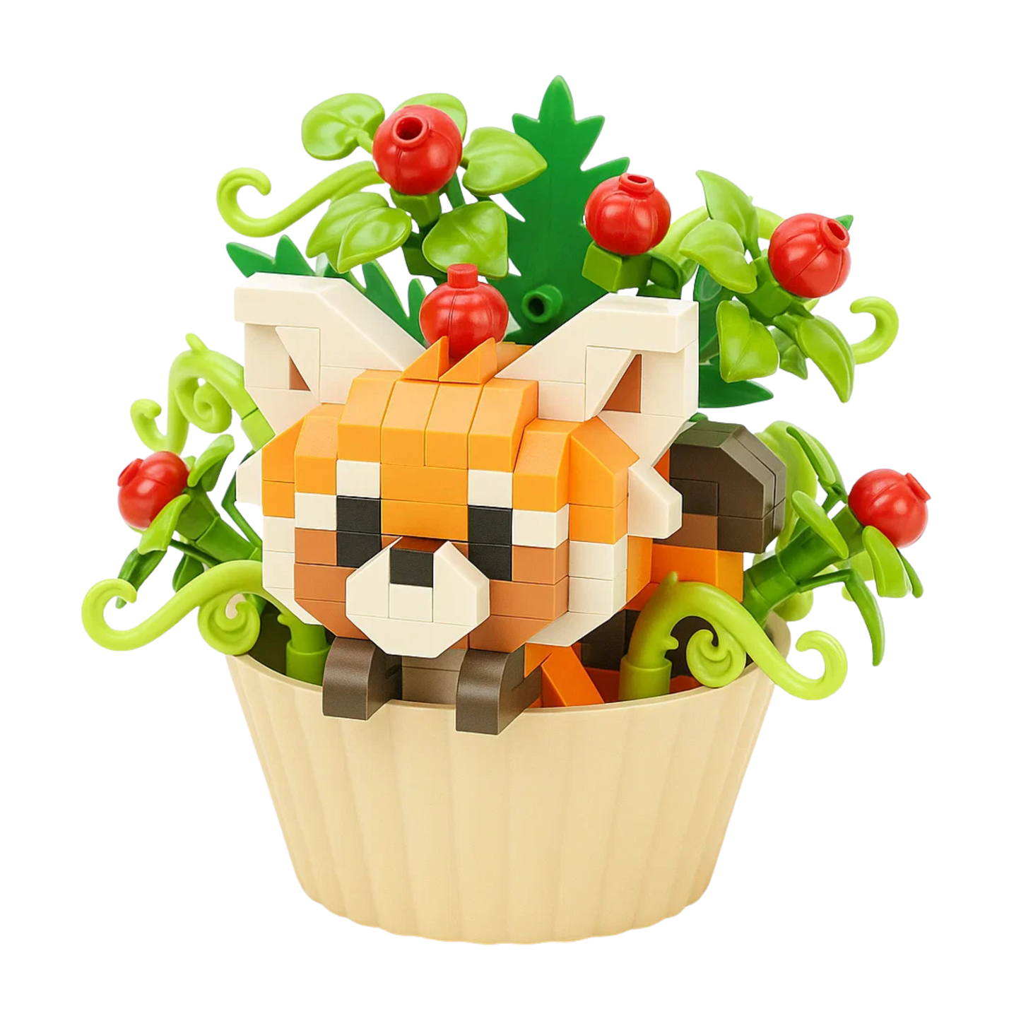 Figura armable de animalitos con bloques